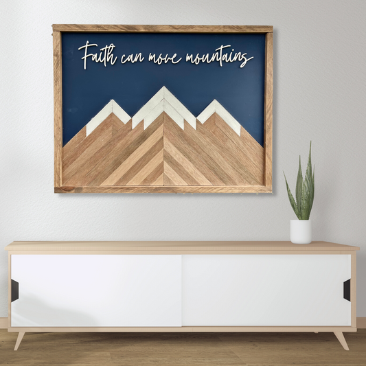 Faith Can Move Mountains Wall Art